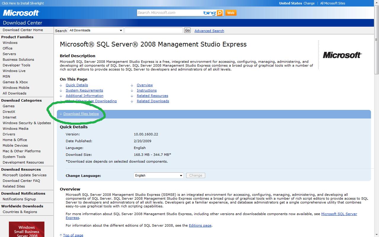 How to Use Microsoft SQL Server 2008 to Connect to your Database