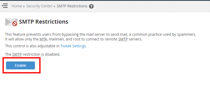 Fix Smtp Error