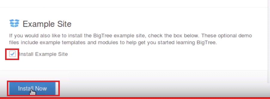 Install Bigtree