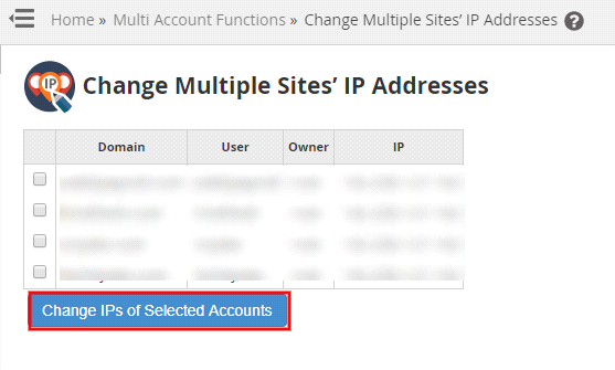 Multiaccount Functions