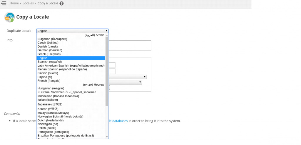 Copy Locales