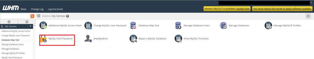 Reset Mysql Password