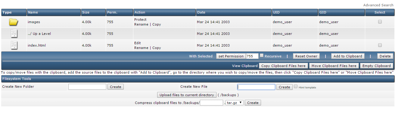 Backup Management In Direct Admin