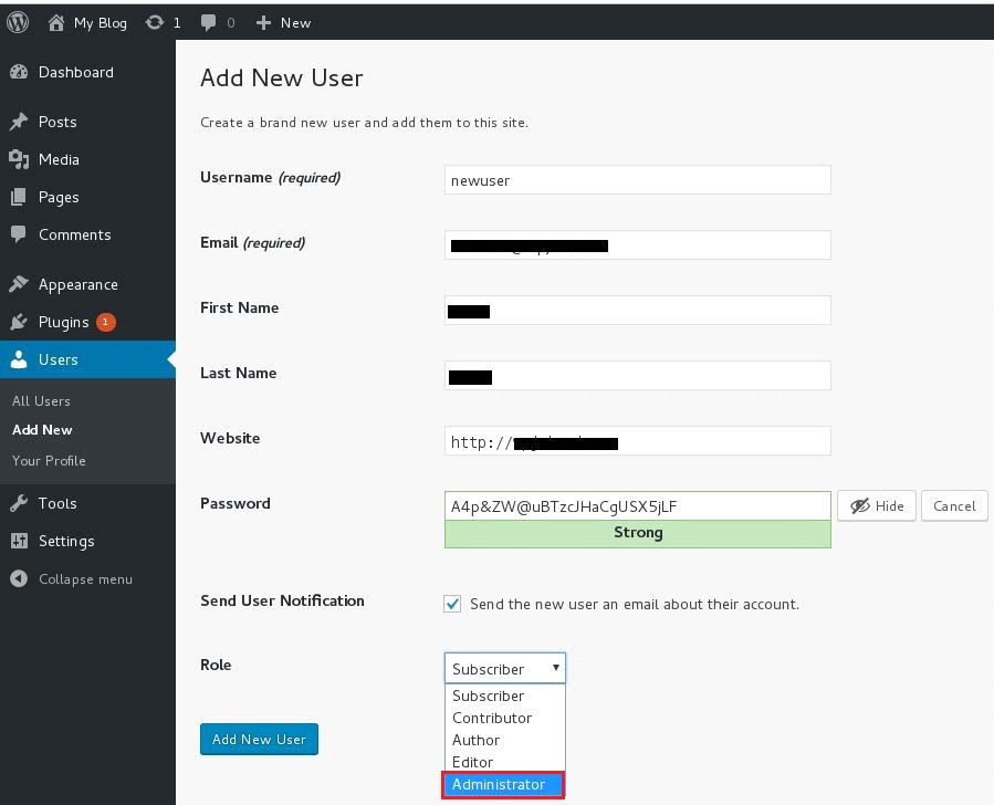 Change Wordpress Admin Username From Dashboard