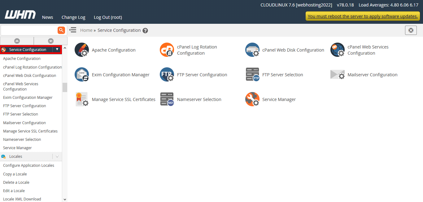 Backup Exim Configuration