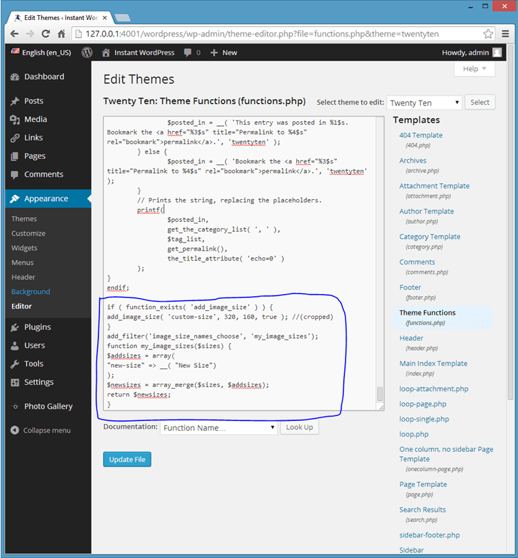 How To Add Custom Images Sizes To Wordpress