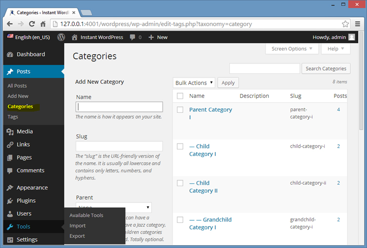 How To Add And Manage Categories In Wordpress