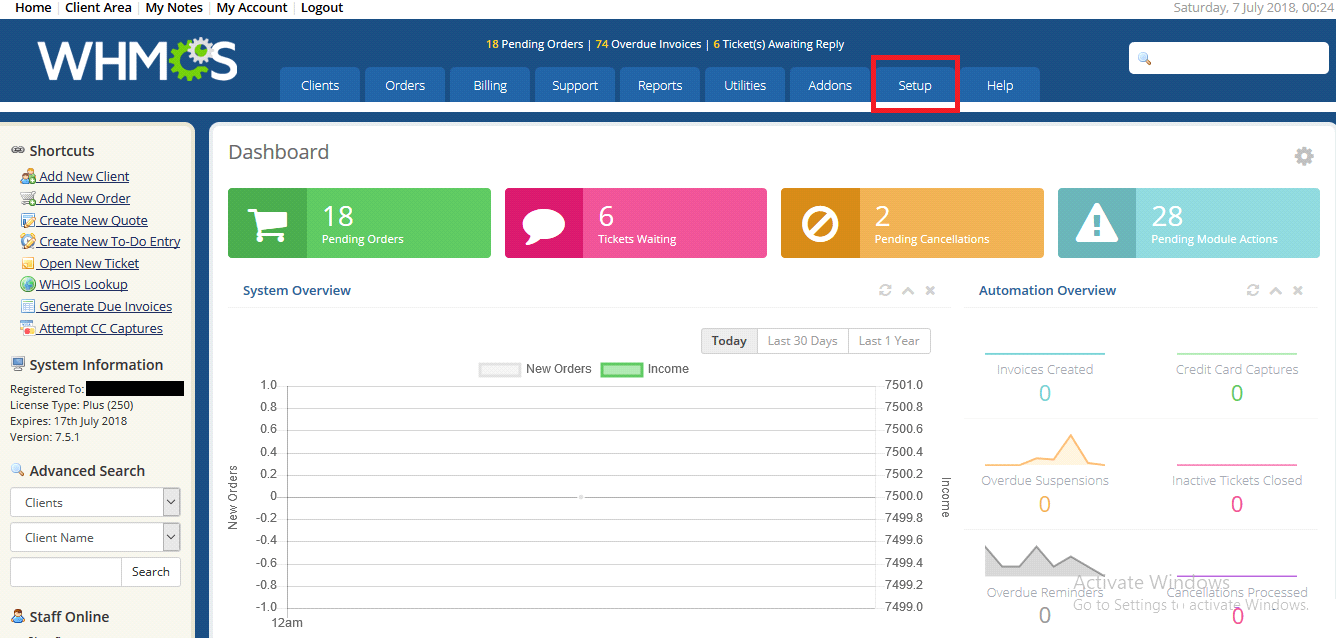 How To Add Cpanelwhm Server On Whmcs