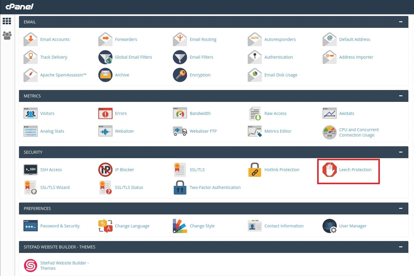 How To Enable Leech Protection In Cpanel