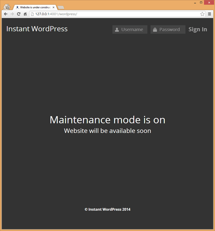 How To Enable A Maintenance Mode For Your Wordpress Blog