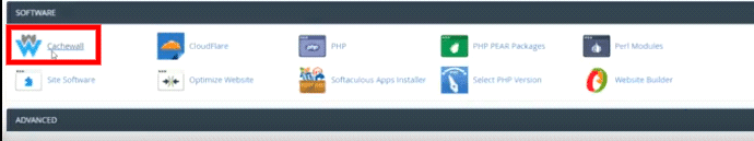 How To Enabledisable Cachewall From Cpanel Account