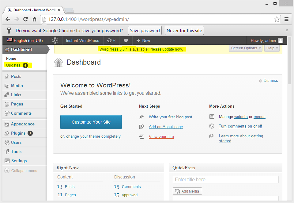 How To Update Wordpress