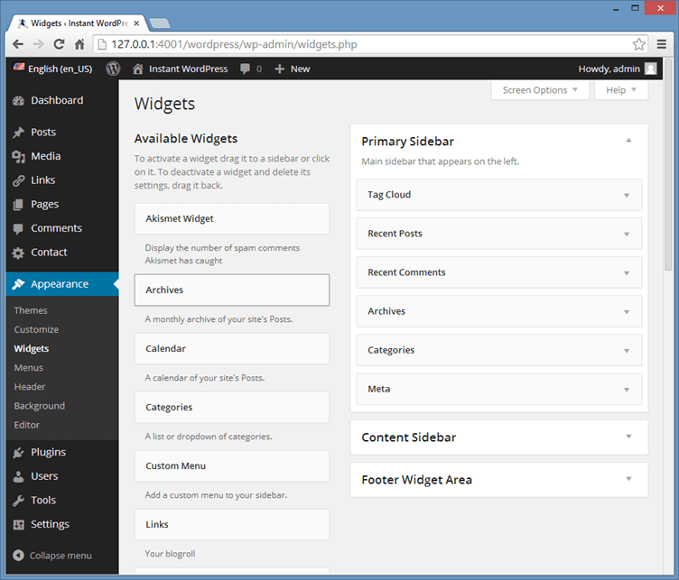 How To Use Widgets In Wordpress