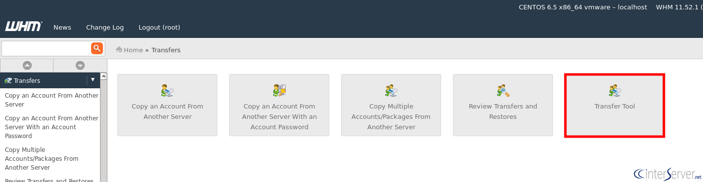 Transfer A Cpanel Account