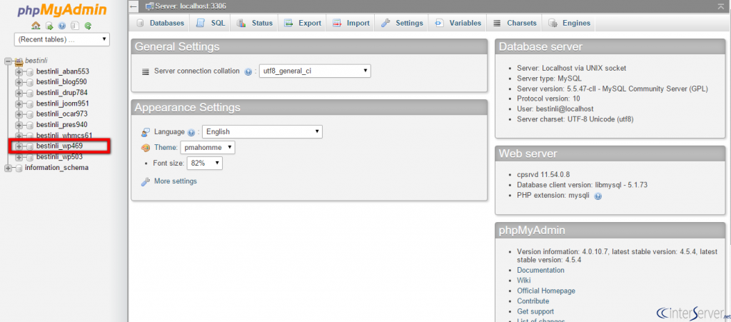 Mysql Query In Phpmyadmin