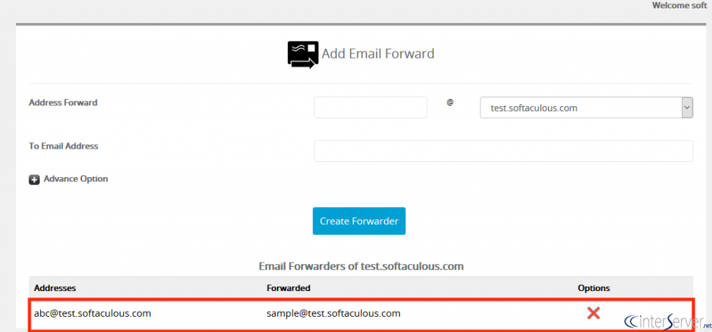 Email Forwarding