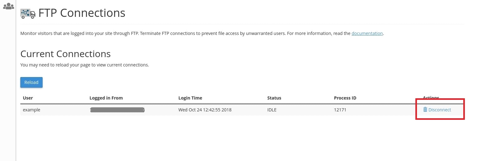 FTP maximum connections