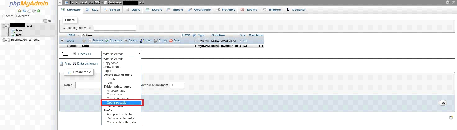 MySQL Database