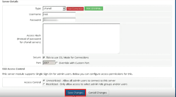 cPanel Integration