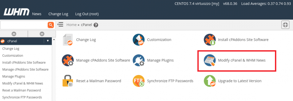 cpanel whm news