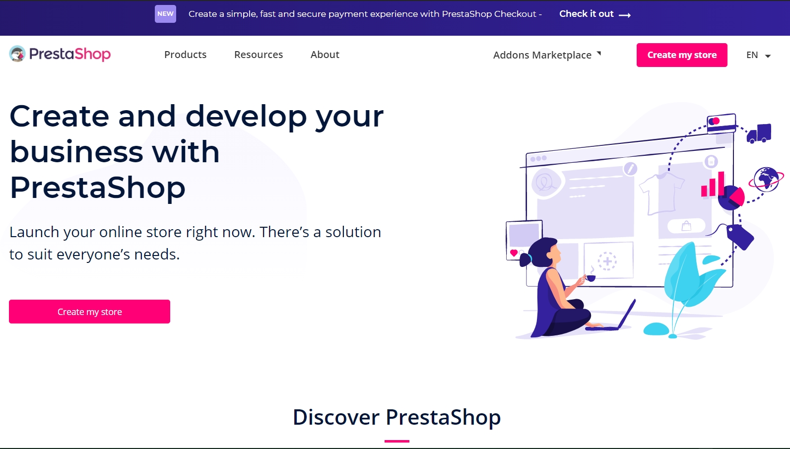 Prestashop - E-commerce store management system