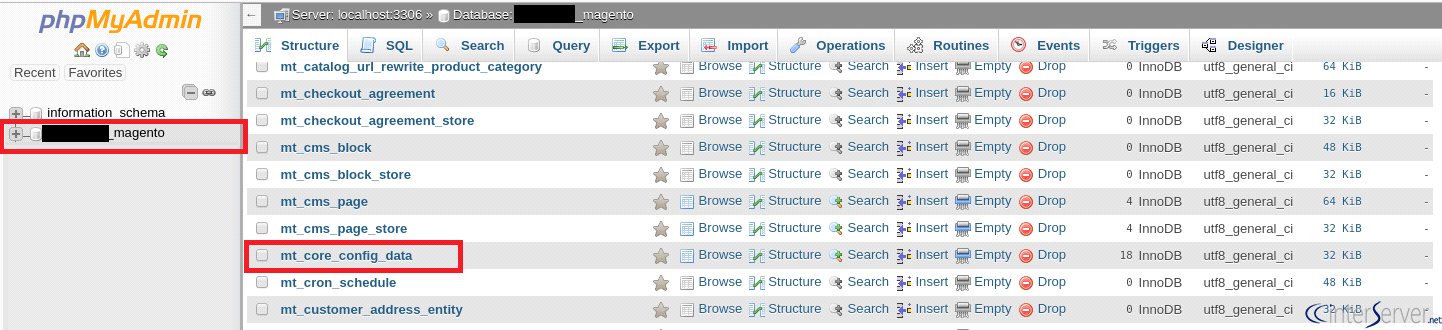 change magento base url