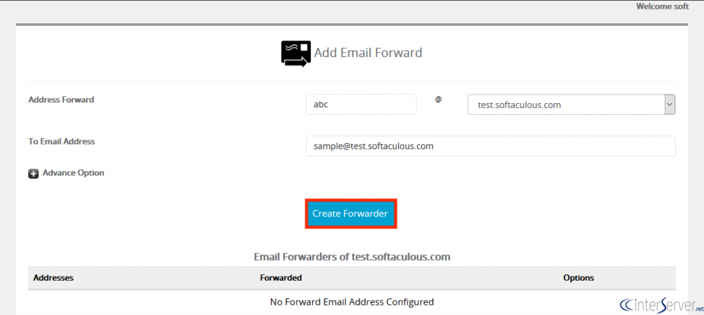 Email Forwarding