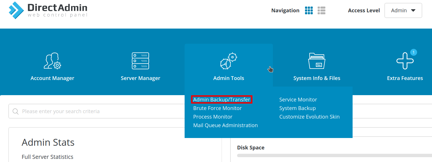 cPanel to DA