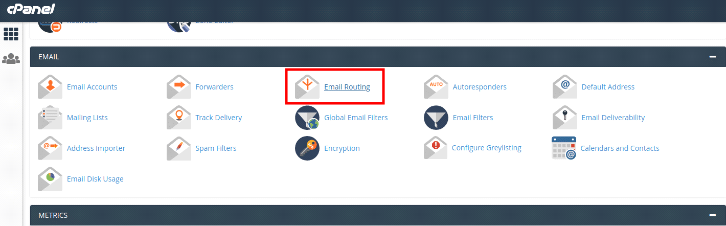 Configure email routing