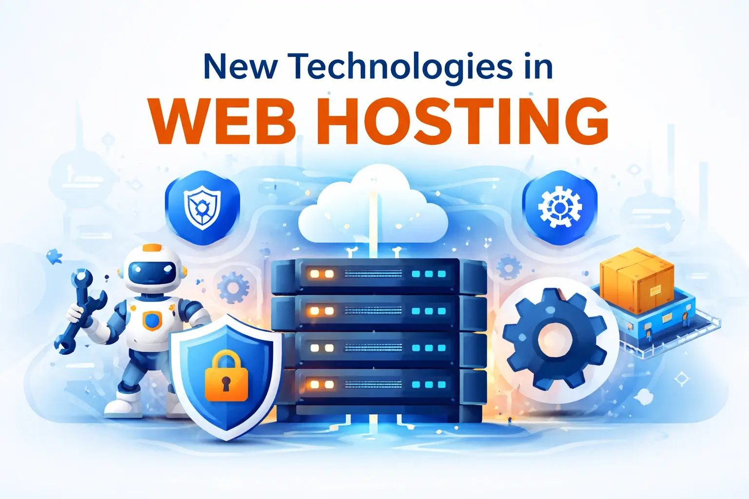New technologies in web hosting infrastructure diagram