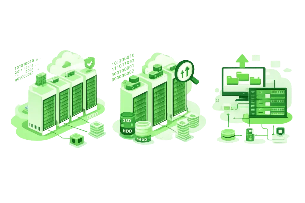 storage-vps-hosting storage VPS hosting infrastructure with high capacity SSD and HDD servers for backup and data storage