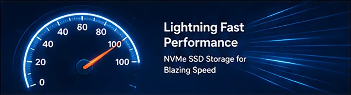Fast NVMe SSD Unlimited Cloud Hosting
