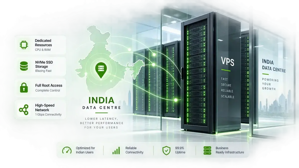 India VPS hosting with high-performance servers and full root access